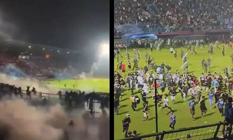 Football Riot Broke Out in Indonesia