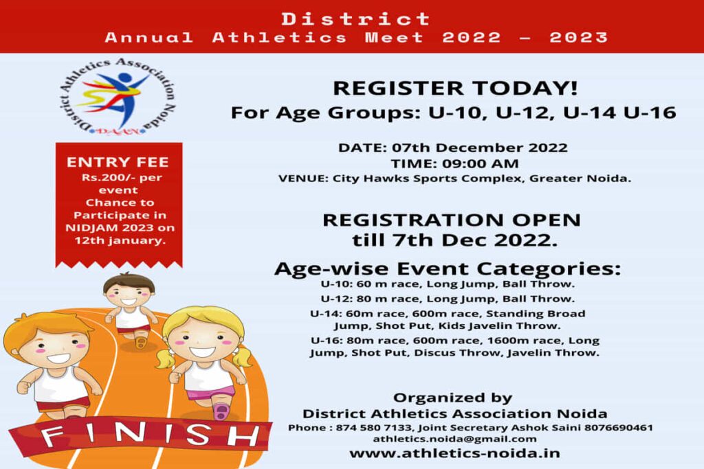 Noida District Athletics Meet 